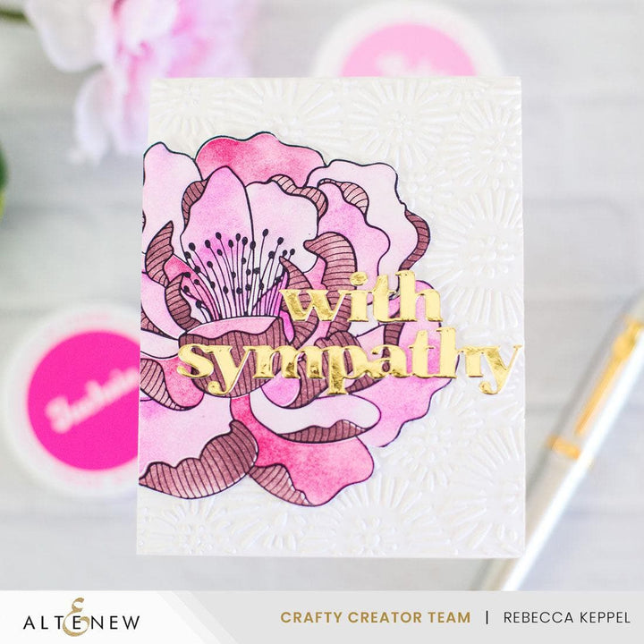 Magical Peony Press Plate