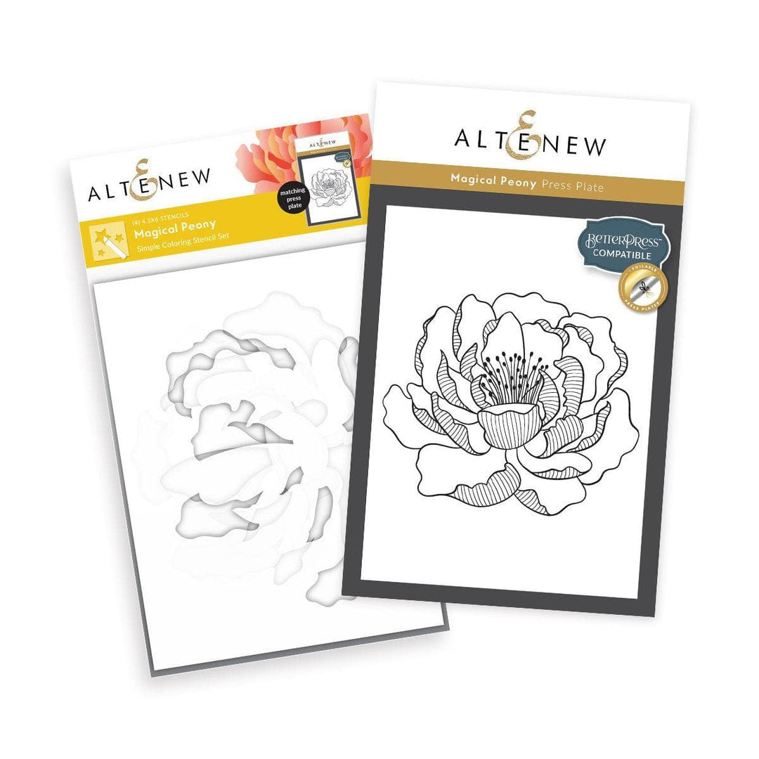 Magical Peony Press Plate