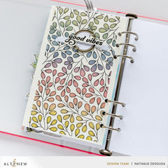 Modern Leaf Background Press Plate