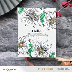 Spellbinders Betterpress Plates Wild Daisies Press Plate