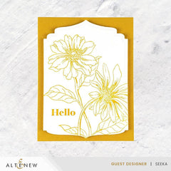 Spellbinders Betterpress Plates Wild Daisies Press Plate