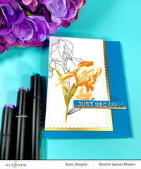 Altenew Build-A-Flower Set Build-A-Flower: Bearded Iris Layering Stamp & Die Set