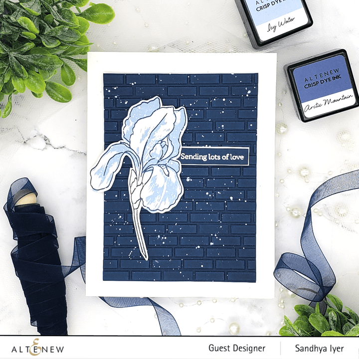 Altenew Build-A-Flower Set Build-A-Flower: Bearded Iris Layering Stamp & Die Set