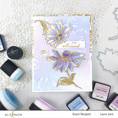 Altenew Build-A-Flower Set Build-A-Flower: Coneflower Layering Stamp & Die Set