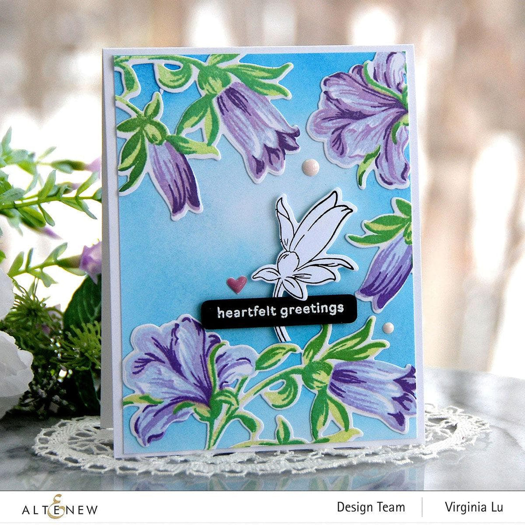 Altenew Build-A-Flower Set Build-A-Flower: Giant Bellflower Layering Stamp & Die Set