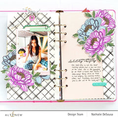 Altenew Build-A-Flower Set Build-A-Flower: Hawaiian Coral Layering Stamp & Die Set