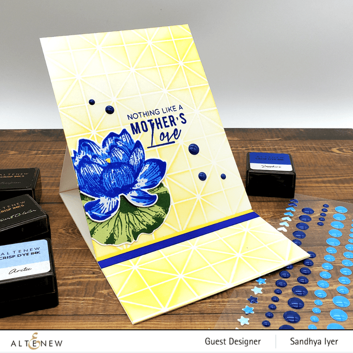 Altenew Build-A-Flower Set Build-A-Flower: Indian Lotus Layering Stamp & Die Set