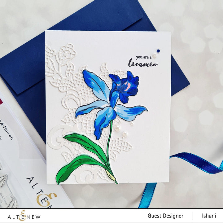 Altenew Build-A-Flower Set Build-A-Flower: Laelia Layering Stamp & Die Set