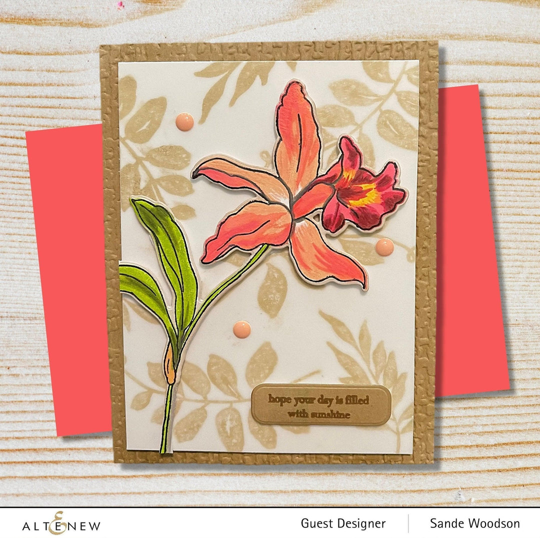 Altenew Build-A-Flower Set Build-A-Flower: Laelia Layering Stamp & Die Set