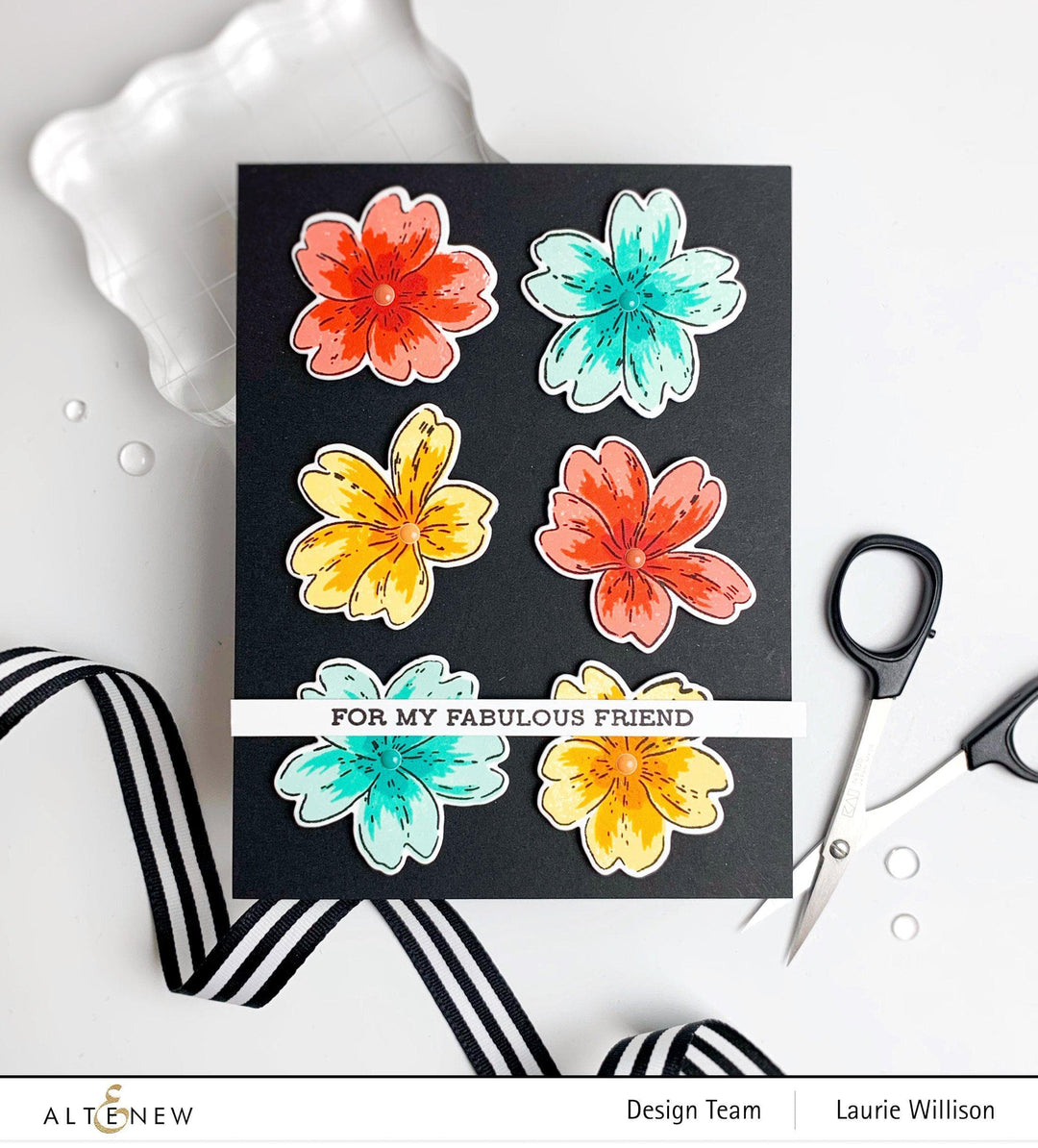 Altenew Build-A-Flower Set Build-A-Flower: Primrose Layering Stamp & Die Set