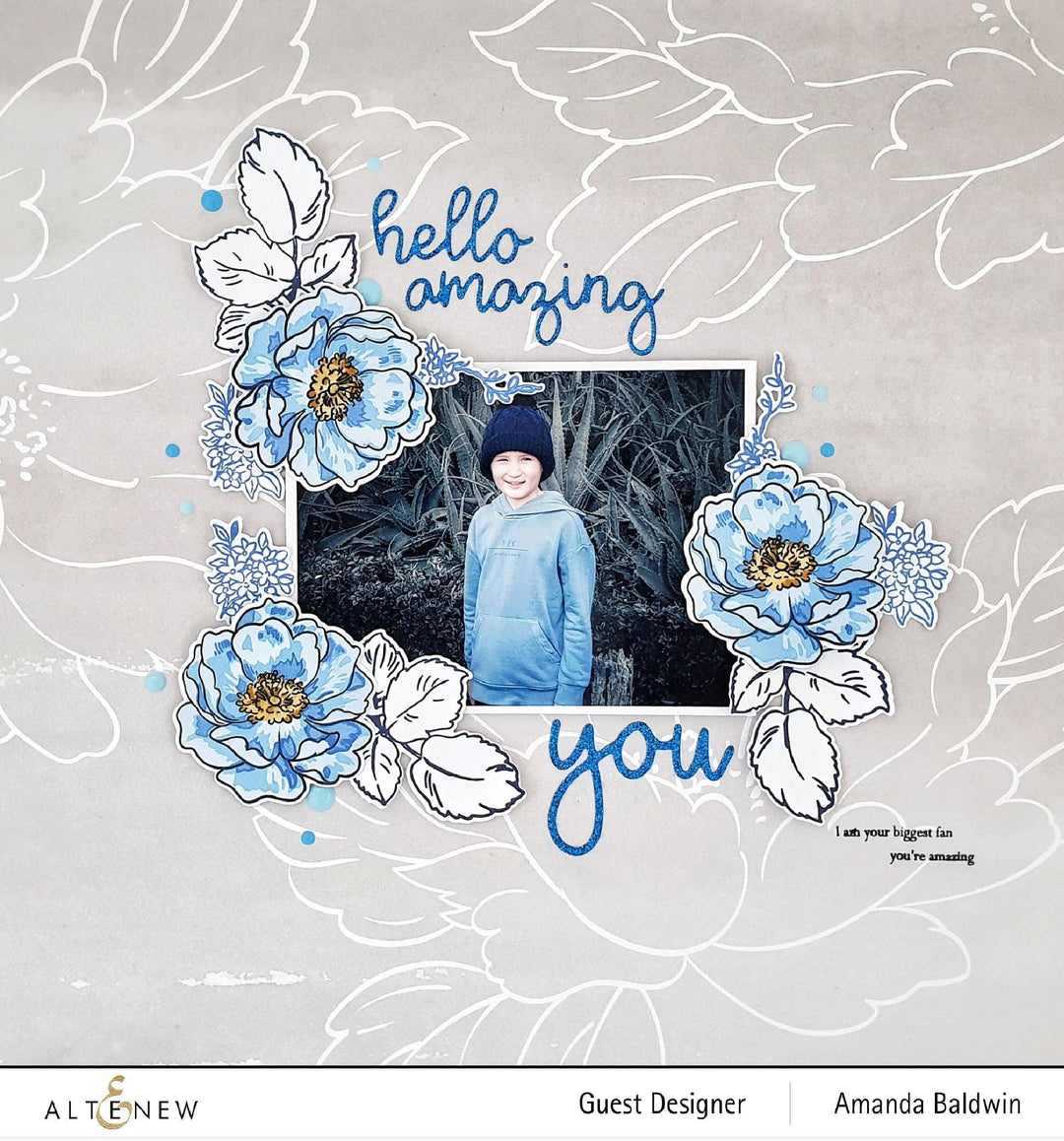 Altenew Build-A-Flower Set Build-A-Flower: Wild Rose Layering Stamp & Die Set