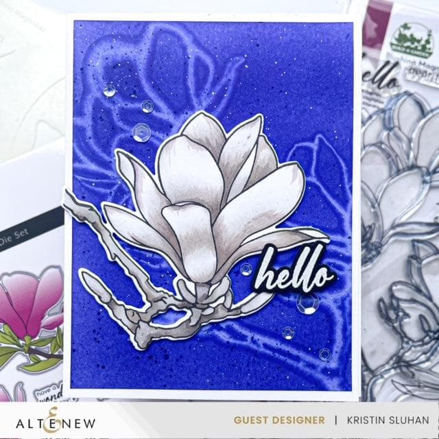 Altenew Build-A-Garden Bundle Build-A-Garden: Blushing Magnolias & Add-on Die Bundle