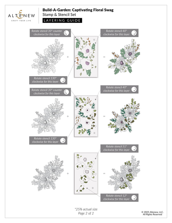 Build-A-Garden: Captivating Floral Swag & Add-on Die Bundle
