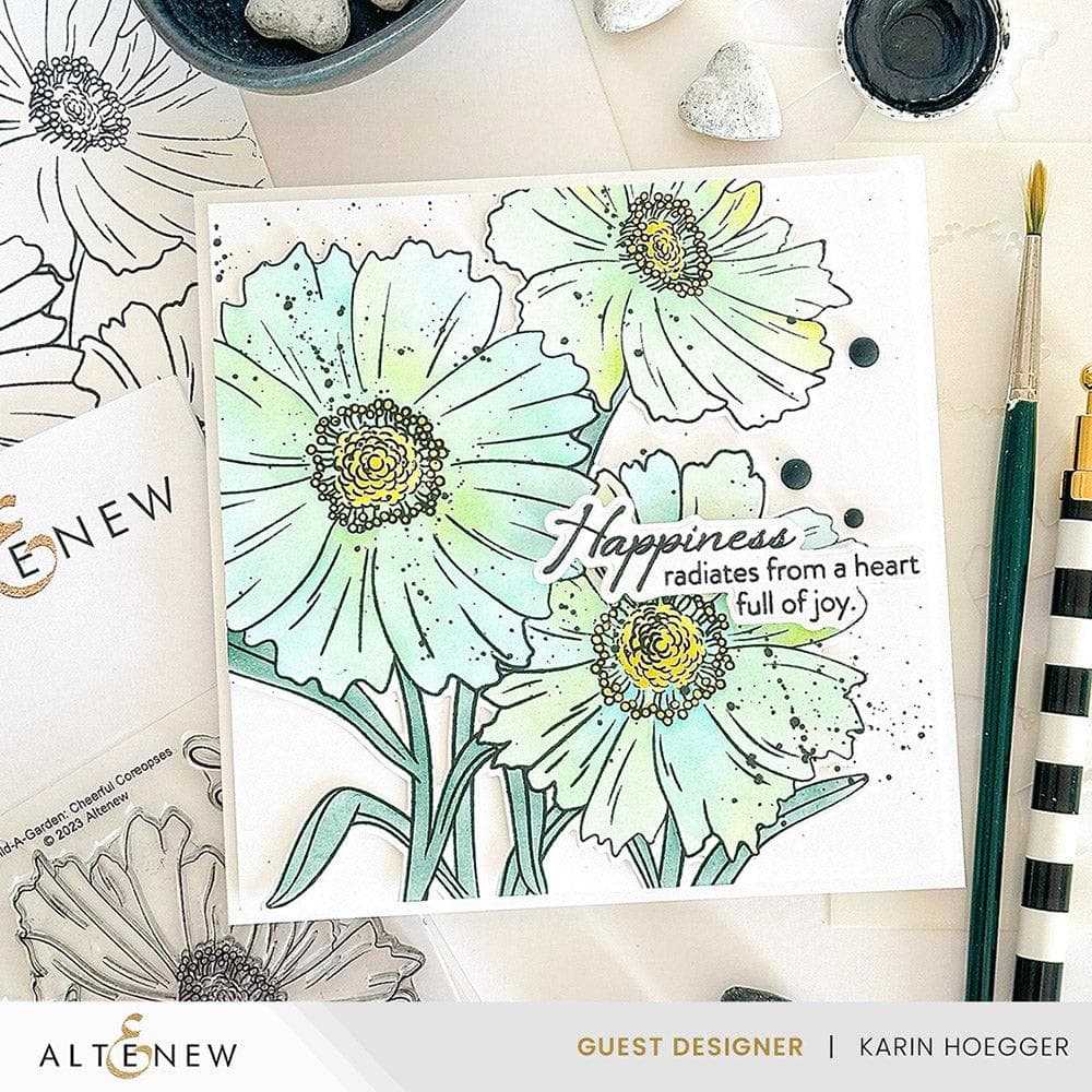 Altenew Build-A-Garden Bundle Build-A-Garden: Cheerful Coreopses & Add-on Die Bundle
