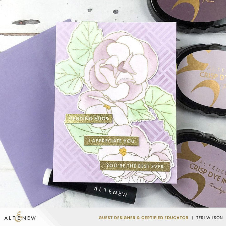 Altenew Build-A-Garden Bundle Build-A-Garden: Frilly Begonia & Add-on Die Bundle
