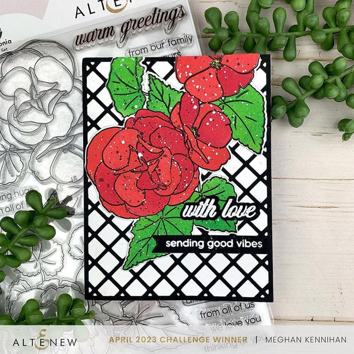 Altenew Build-A-Garden Bundle Build-A-Garden: Frilly Begonia & Add-on Die Bundle