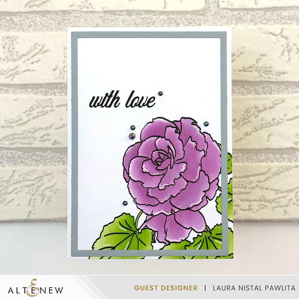 Altenew Build-A-Garden Bundle Build-A-Garden: Frilly Begonia & Add-on Die Bundle