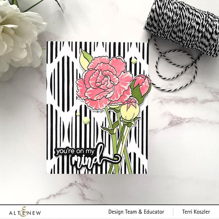 Altenew Build-A-Garden Bundle Build-A-Garden: Grand Carnations & Add-On Die Bundle