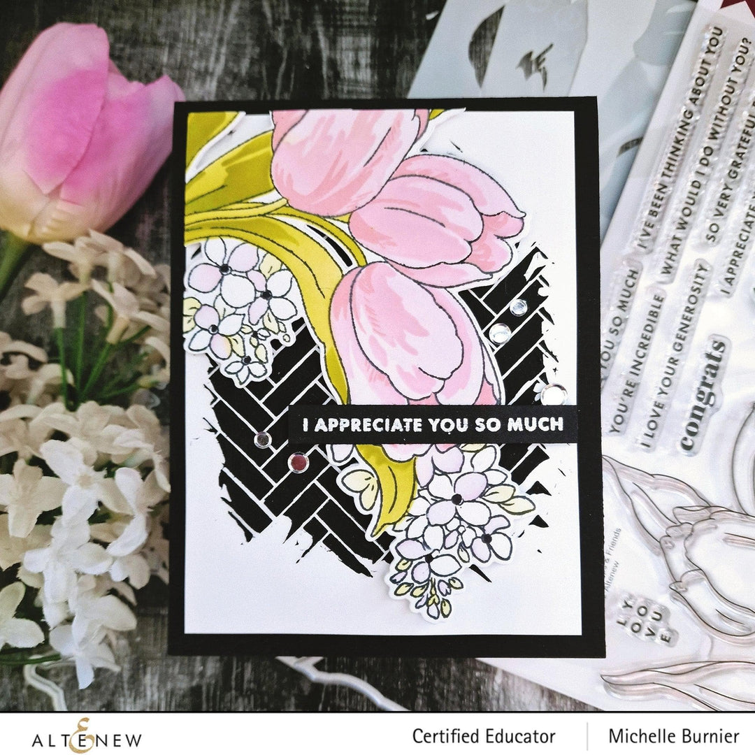 Altenew Build-A-Garden Bundle Build-A-Garden: Magnificent Branch & Tulips & Friends Add-on Die Bundle