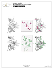 Altenew Build-A-Garden Bundle Build-A-Garden: Rocktrumpet & Add-on Die Bundle