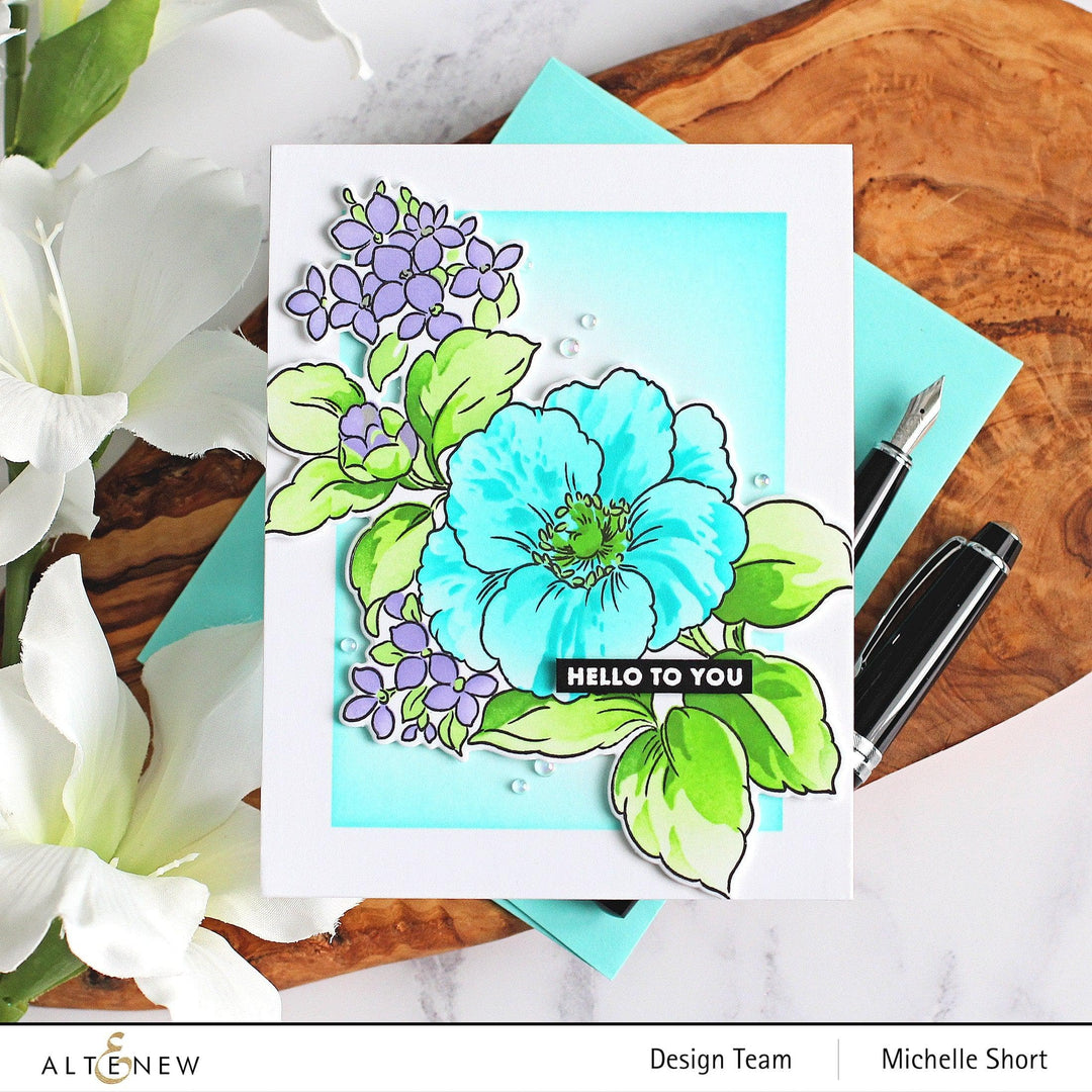Altenew Build-A-Garden Bundle Build-A-Garden: Rosa Gallica & Add-On Die Bundle