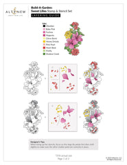Altenew Build-A-Garden Bundle Build-A-Garden: Sweet Lilies & Add-on Die Bundle