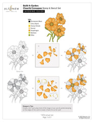 Altenew Build-A-Garden Set Build-A-Garden: Cheerful Coreopses