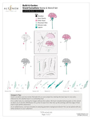 Altenew Build-A-Garden Set Build-A-Garden: Grand Carnations
