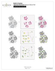 Altenew Build-A-Garden Set Build-A-Garden: Japanese Anemone