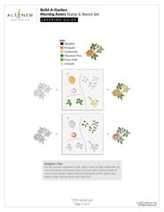 Altenew Build-A-Garden Set Build-A-Garden: Morning Asters