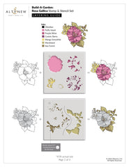 Altenew Build-A-Garden Set Build-A-Garden: Rosa Gallica