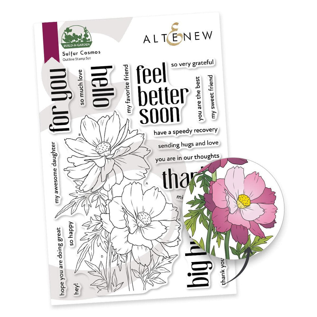 Build-A-Garden: Sulfur Cosmos