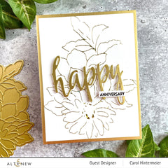 Ningbo Vivi Stationery & Gift Co.,Ltd Cardstock Brushed Gold Metallic Cardstock (10 sheets/set)