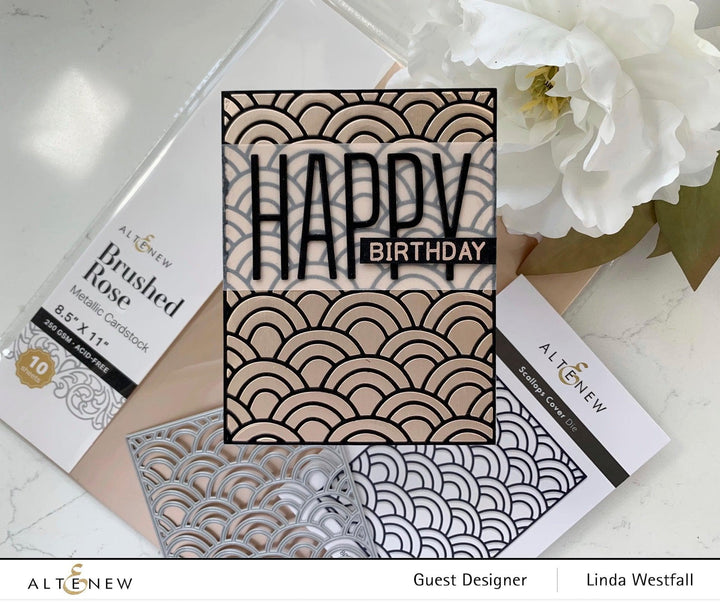 Ningbo Vivi Stationery & Gift Co.,Ltd Cardstock Brushed Rose Metallic Cardstock (10 sheets/set)