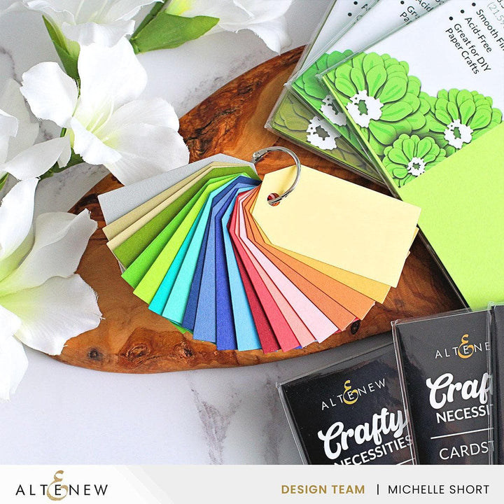 Crafty Necessities: Caribbean Sky Cardstock (10 sheets/set)