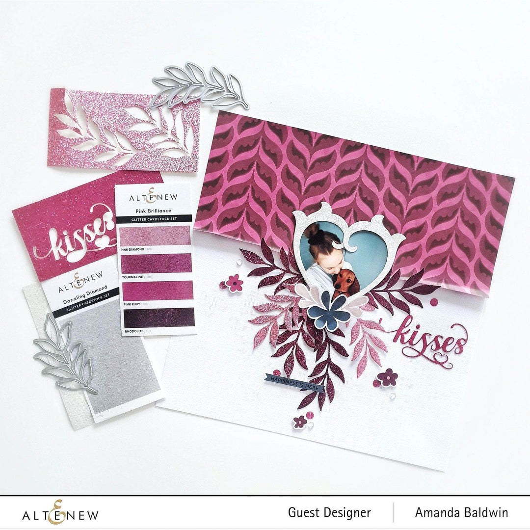 Part A-Glitz Art Craft Co.,LTD Cardstock Glitter Cardstock Set - Dazzling Diamond