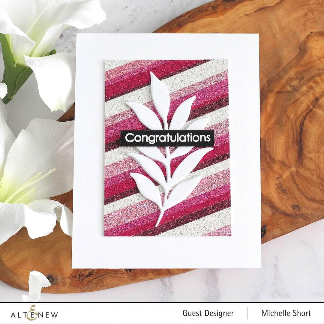 Part A-Glitz Art Craft Co.,LTD Cardstock Glitter Gradient Cardstock Set - Pink Brilliance