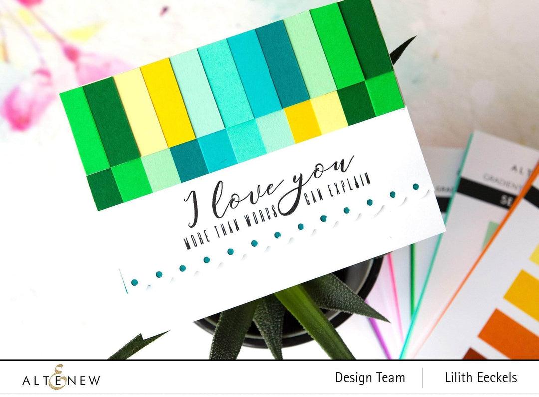EXP Factors Cardstock Gradient Cardstock Set - Green Meadows