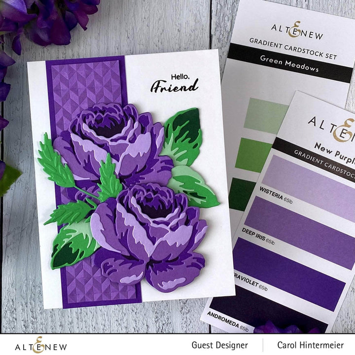 EXP Factors Cardstock Gradient Cardstock Set - New Purple