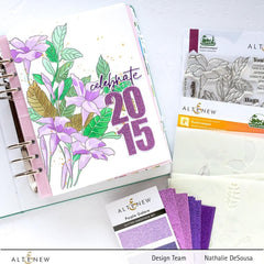 Altenew Cardstock Sparking Twilight and Sparkle & Dazzle Glitter Gradient Cardstock Bundle