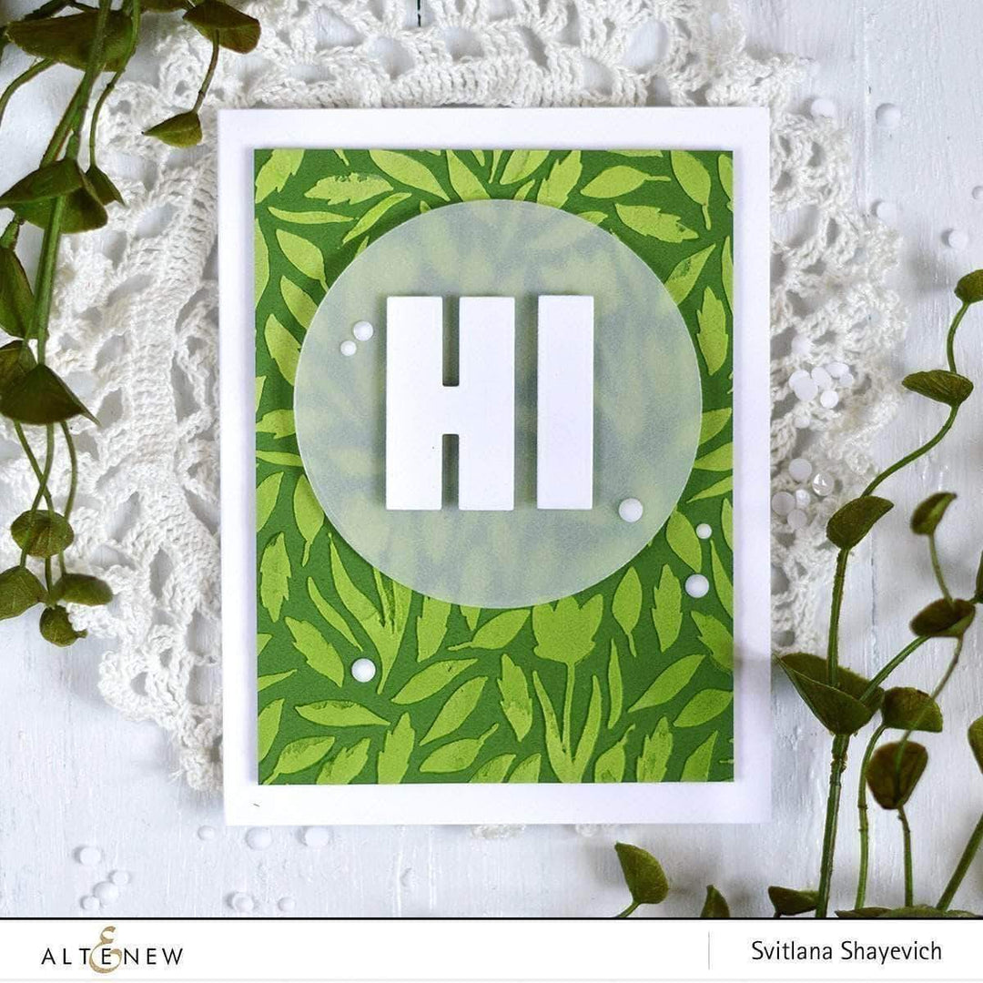 Altenew Creativity Kit Featurette Adding a Dark Background Over Stamped Images Class
