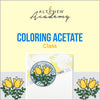 Altenew Creativity Kit Featurette Coloring Acetate Class