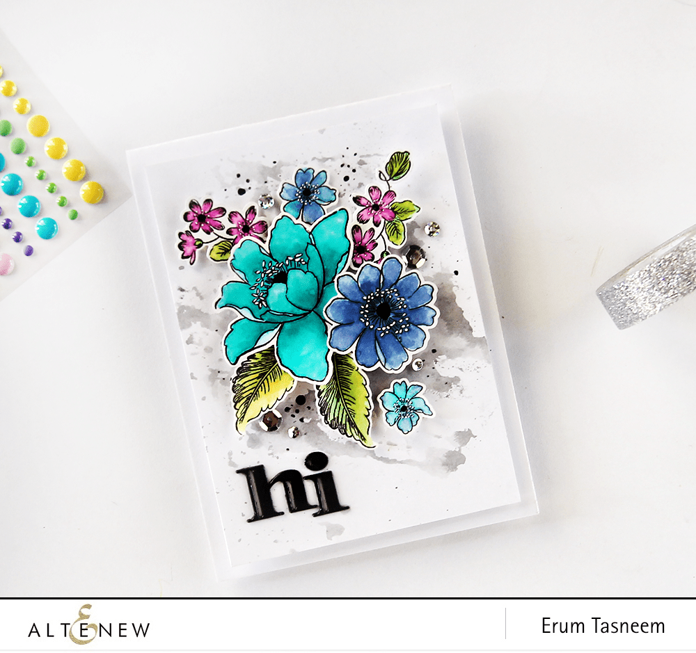Altenew Creativity Kit Featurette Creating a Garden with Stamped Die-Cuts Class