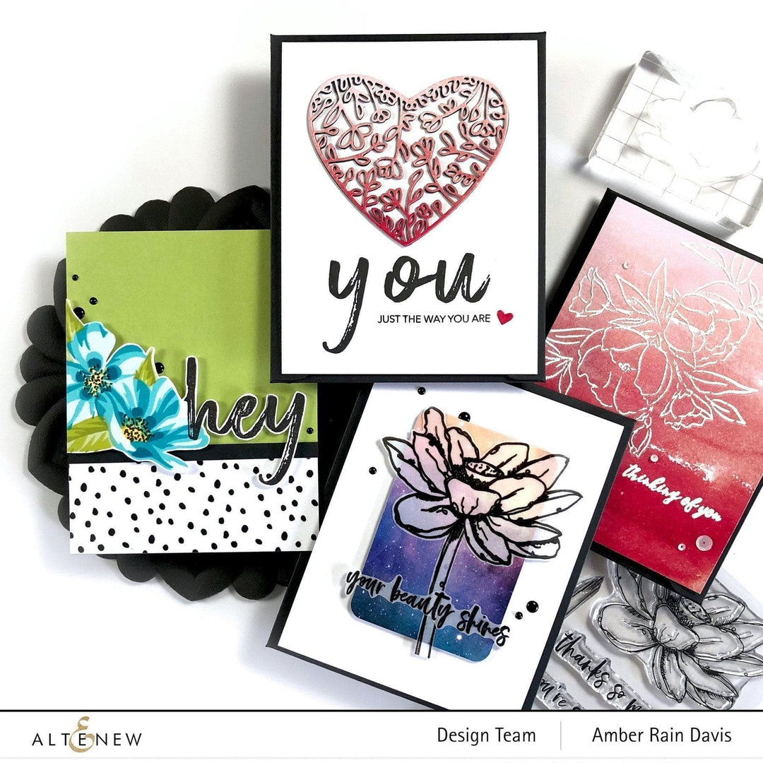 Altenew Creativity Kit Featurette Masking Floral Image Class