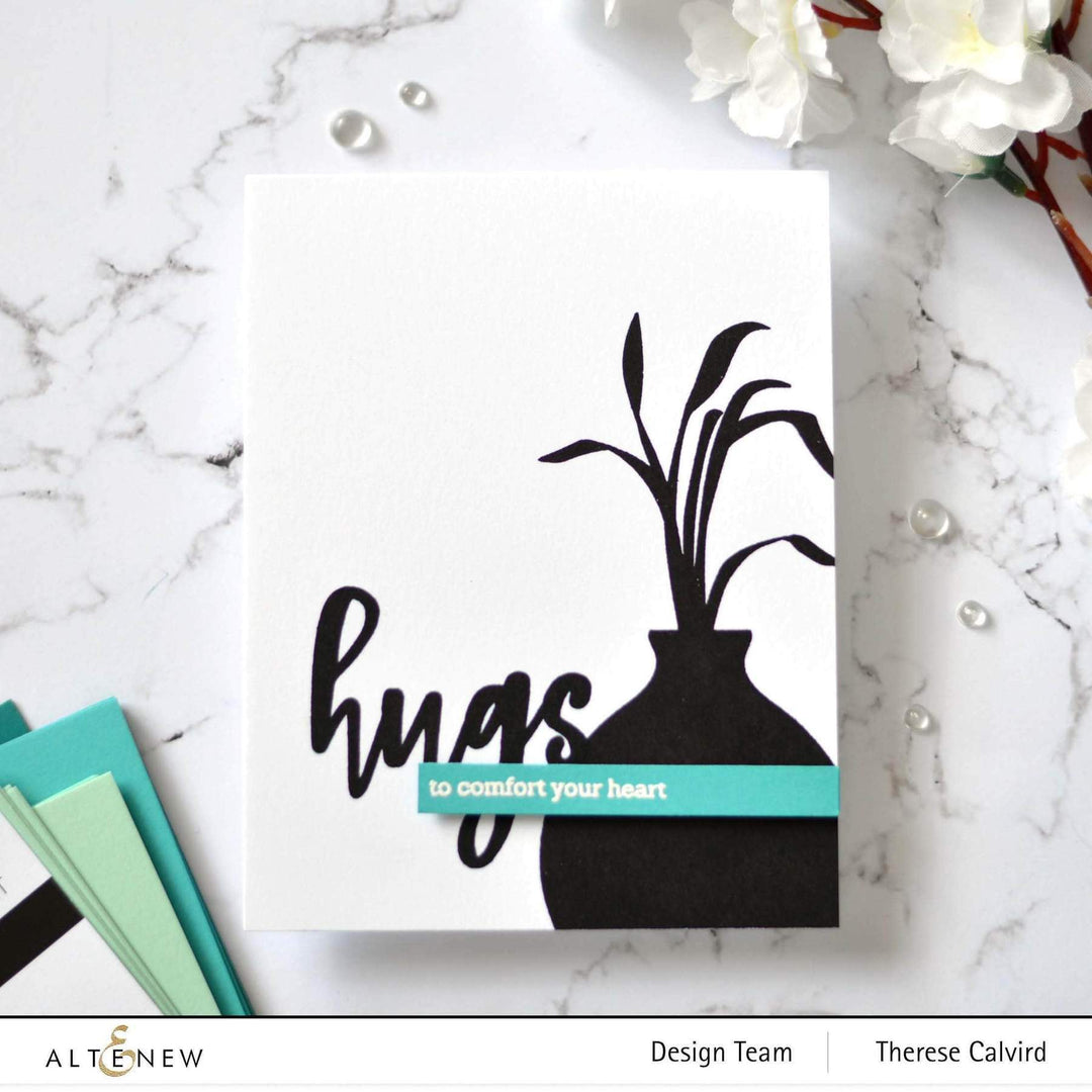 Altenew Creativity Kit Featurette Multi Heat Embossed Resist Background Class