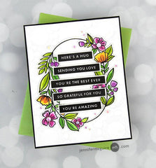 Photocentric Clear Stamps Bold Sentiments Stamp Set