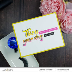 Photocentric Clear Stamps Bold Sentiments Stamp Set