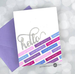 Photocentric Clear Stamps Bold Sentiments Stamp Set