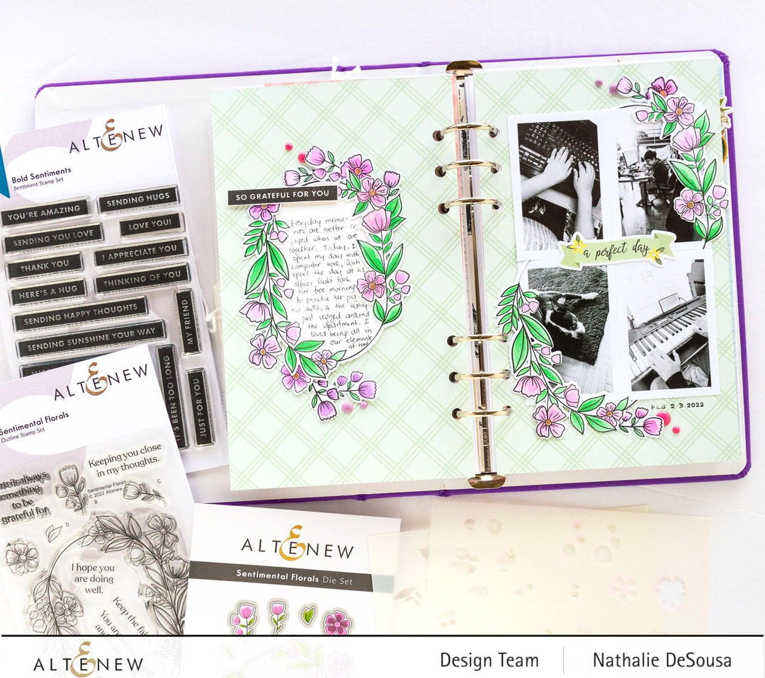 Photocentric Clear Stamps Bold Sentiments Stamp Set