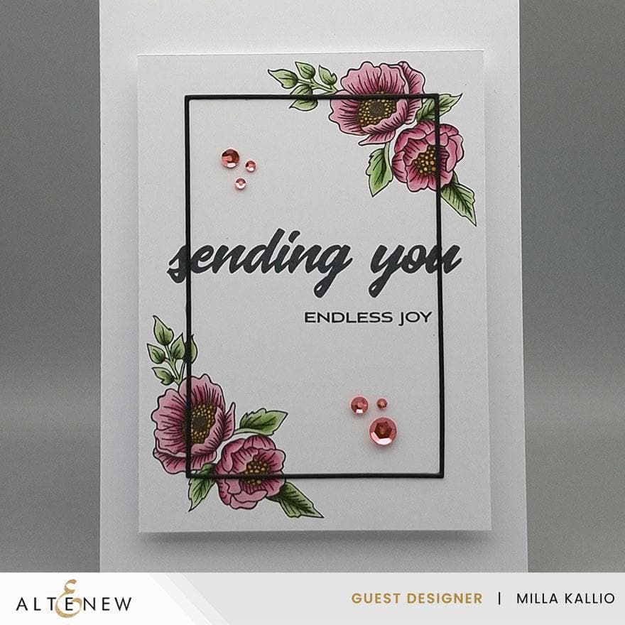 Cornered Blooms Stamp Set
